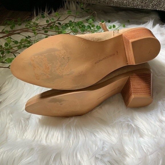 NEW | Rebecca Minkoff Leather Suede Lulu Bootie Ankle Boot Western - Picture 7 of 8